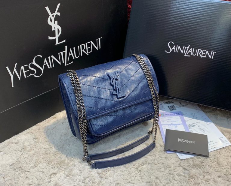 ysl saint laurent canta lacivert niki baby