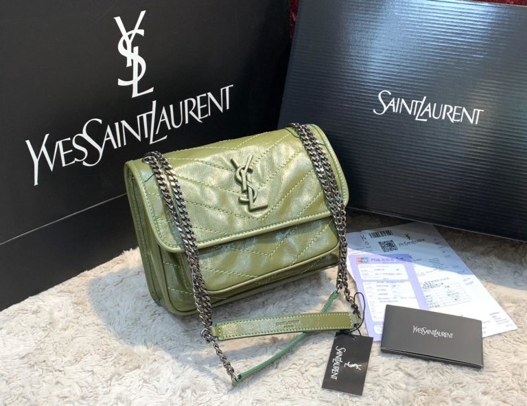 ysl saint laurent canta yesil niki baby