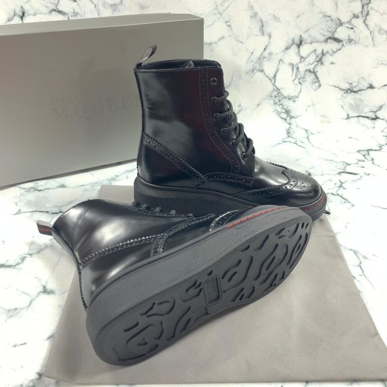 alexander mcqueen ayakkabi bot siyah