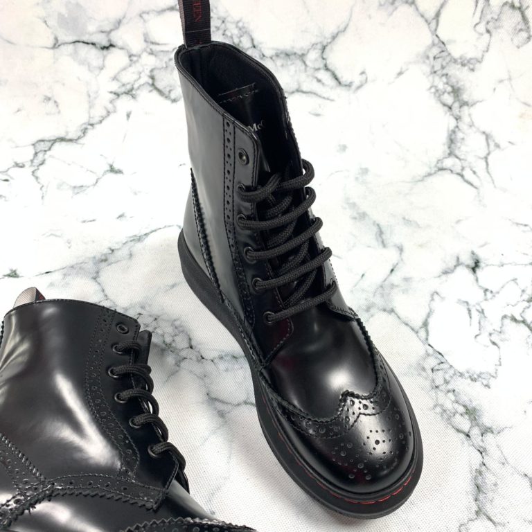 alexander mcqueen ayakkabi bot siyah