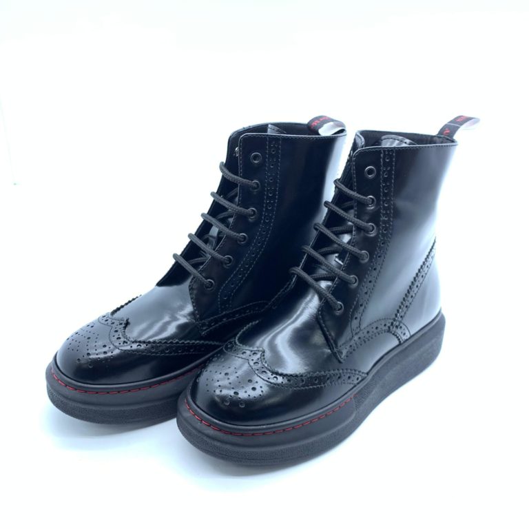 alexander mcqueen ayakkabi bot siyah