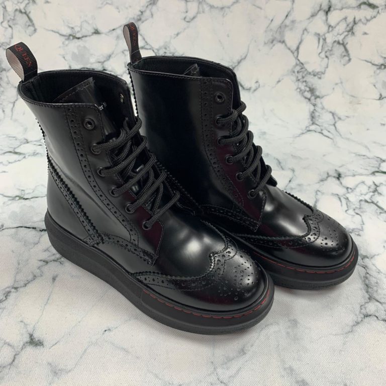 alexander mcqueen ayakkabi bot siyah