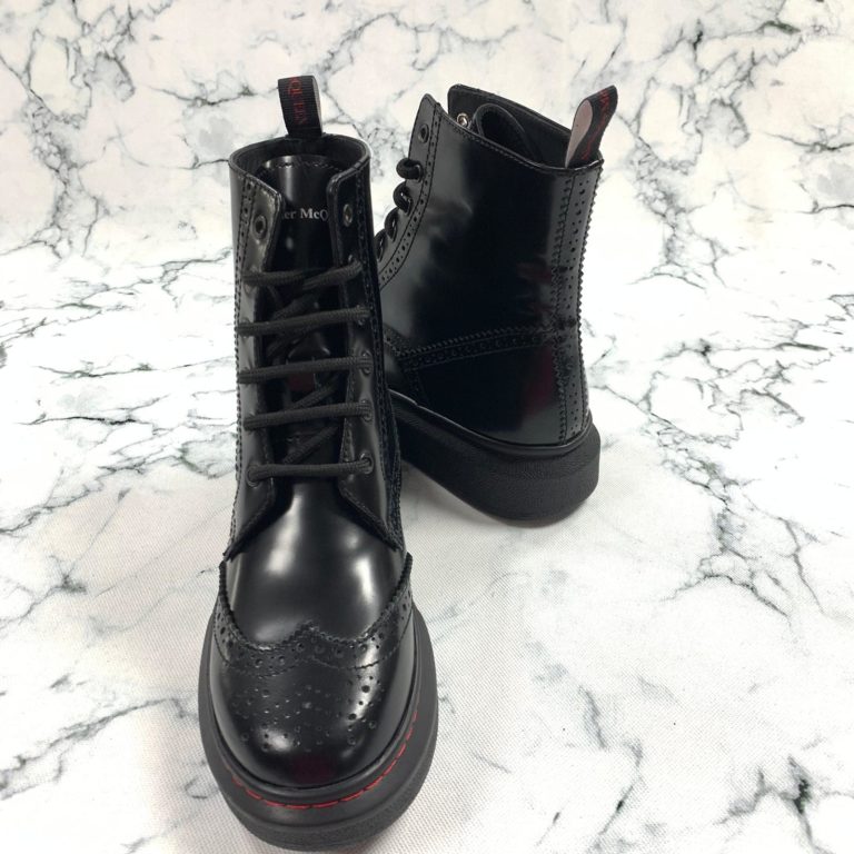 alexander mcqueen ayakkabi bot siyah