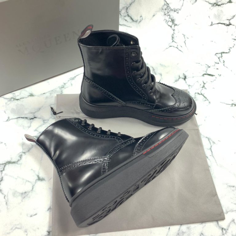 alexander mcqueen ayakkabi bot siyah