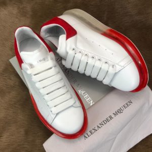 alexander mcqueen ayakkabi clear sole kirmizi