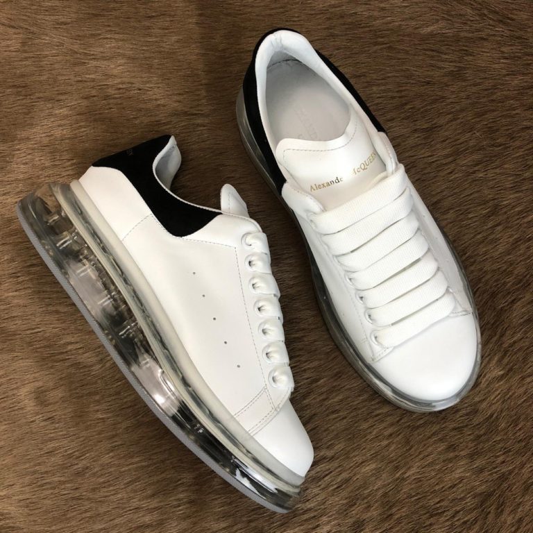 alexander mcqueen ayakkabi clear sole siyah beyaz