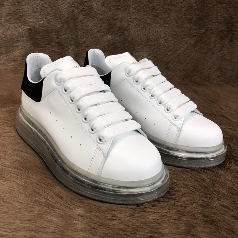 alexander mcqueen ayakkabi clear sole siyah beyaz