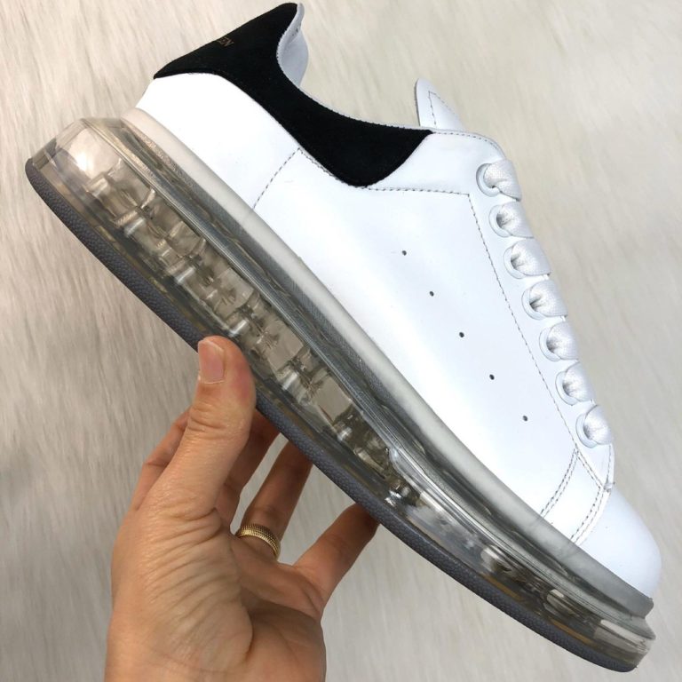 alexander mcqueen ayakkabi clear sole siyah beyaz