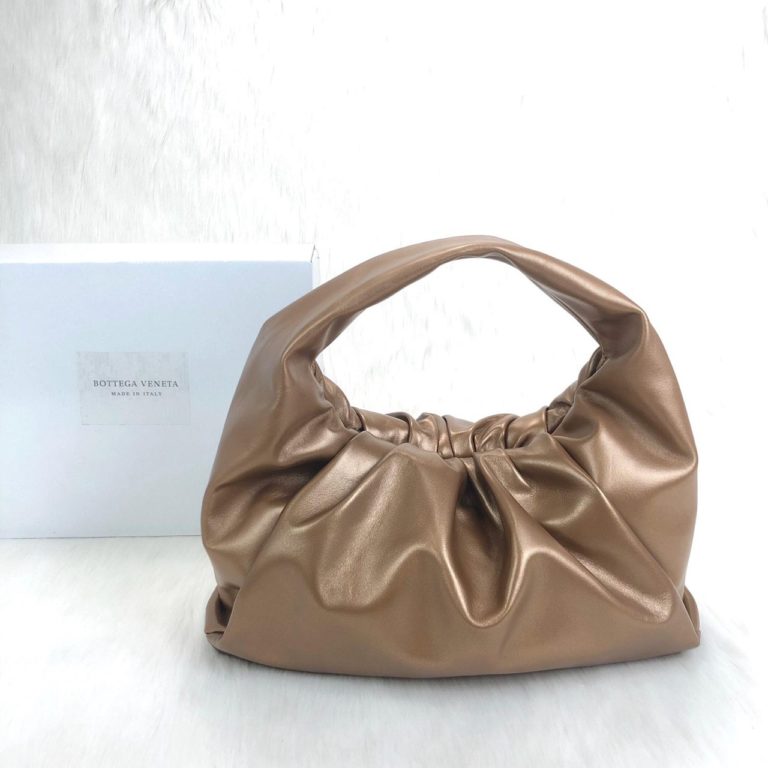 bottega vanetta canta shoulder pouch gold