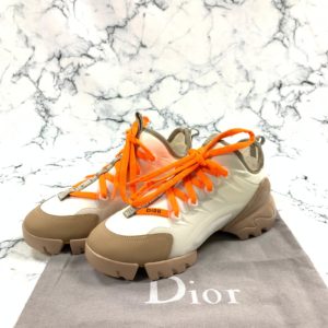 christian dior ayakkabi d connect sneaker turuncu