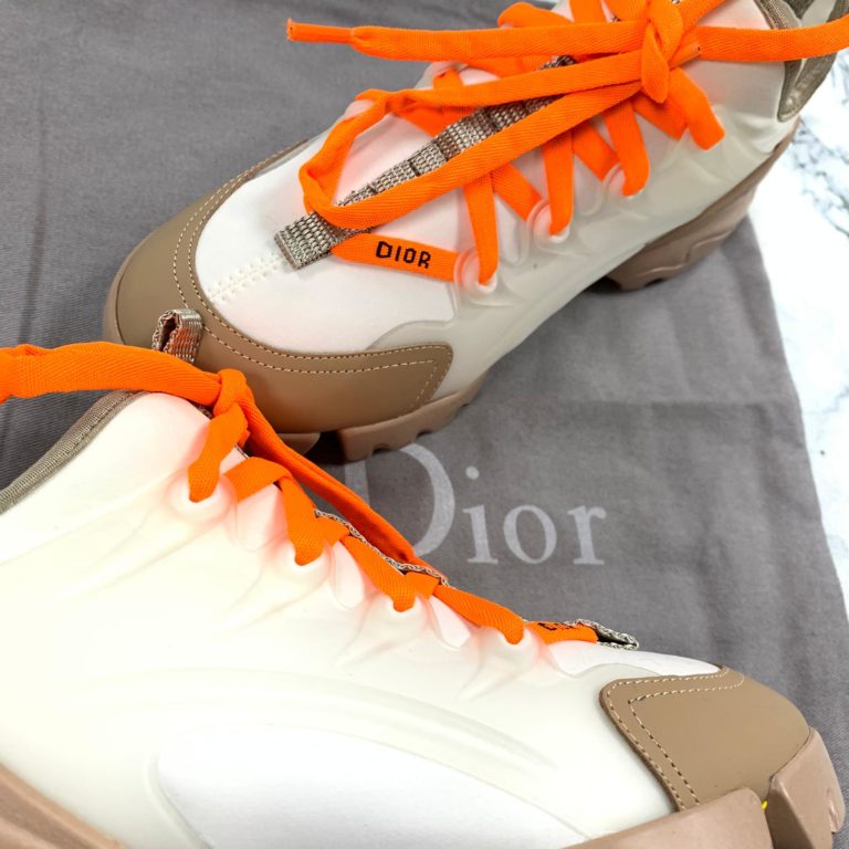 christian dior ayakkabi d connect sneaker turuncu