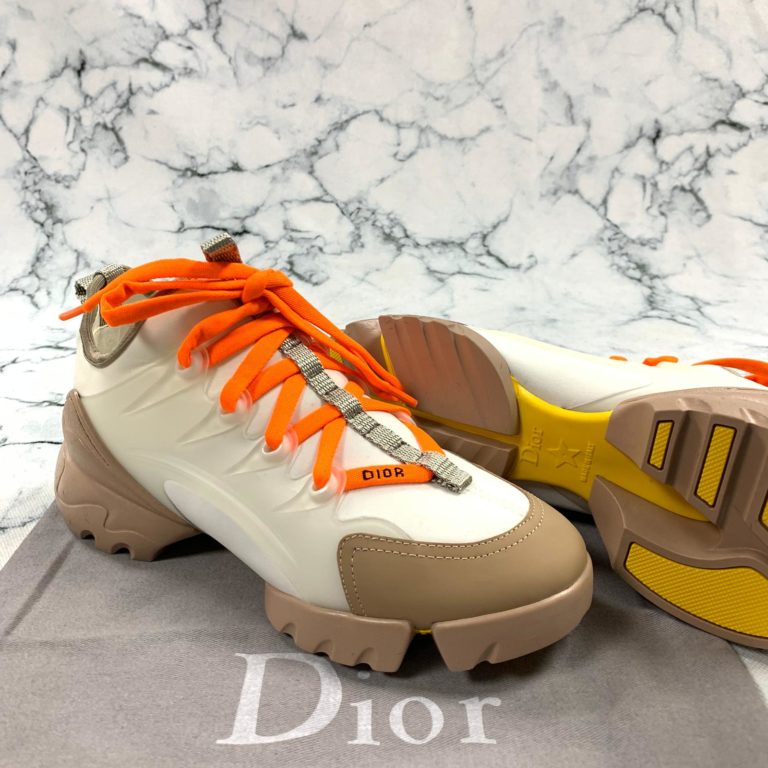 christian dior ayakkabi d connect sneaker turuncu