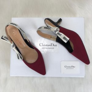 christian dior ayakkabi jadior bordo chic slingback topuklu
