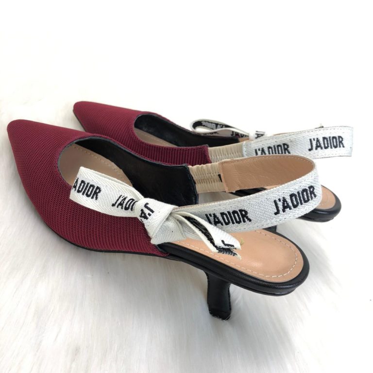 christian dior ayakkabi jadior bordo chic slingback topuklu
