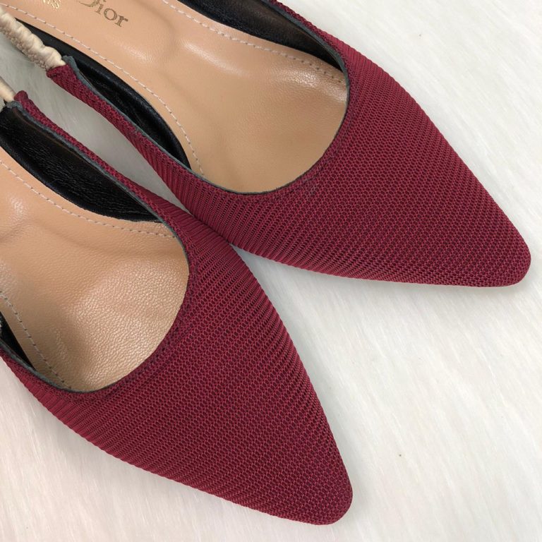 christian dior ayakkabi jadior bordo chic slingback topuklu