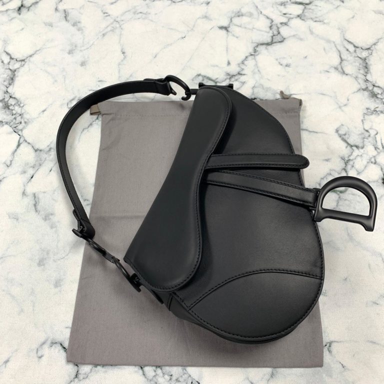 christian dior canta saddle ultra matte siyah 26x20