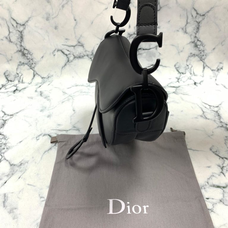 christian dior canta saddle ultra matte siyah 26x20