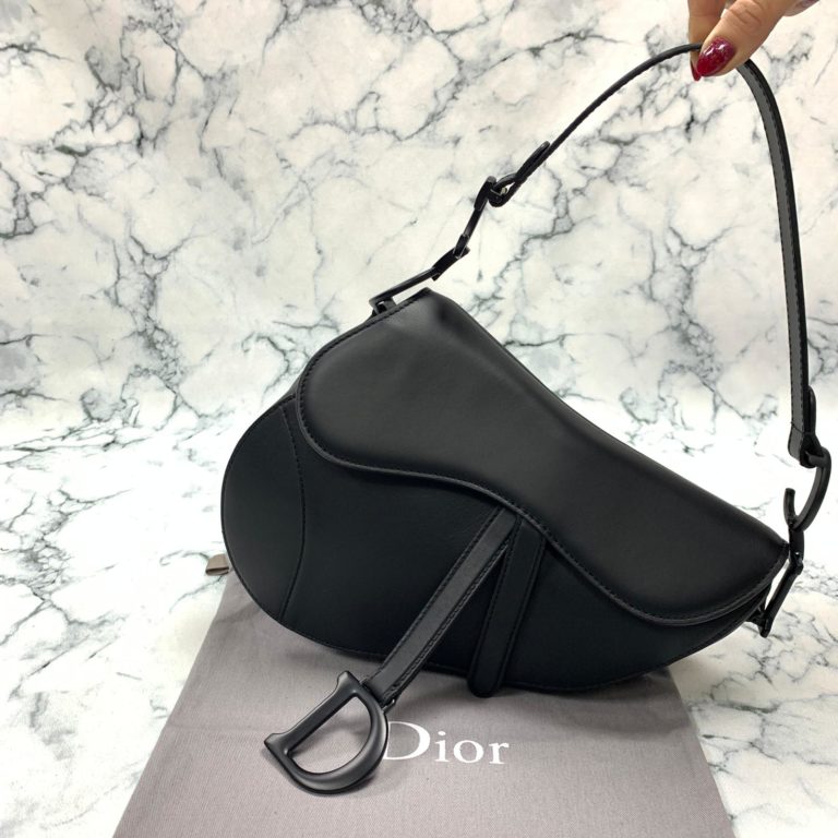 christian dior canta saddle ultra matte siyah 26x20