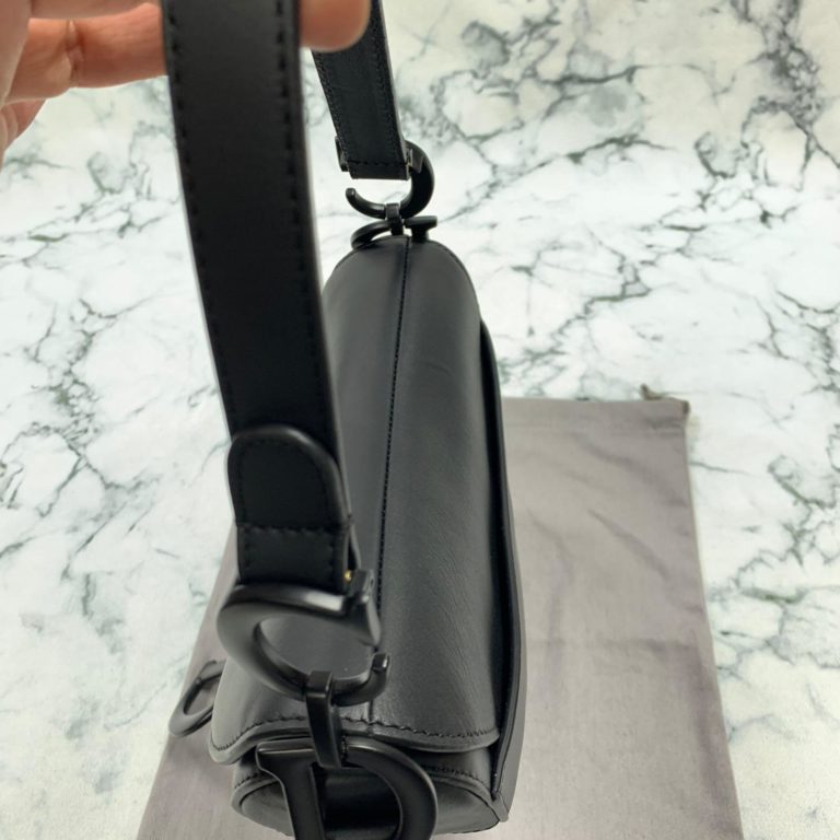 christian dior canta saddle ultra matte siyah 26x20