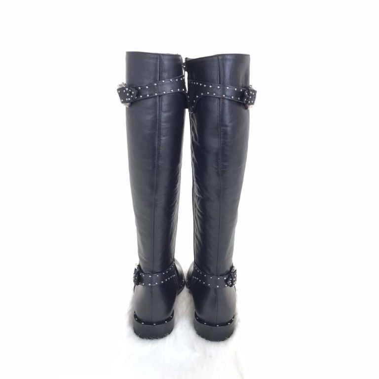 givenchy ayakkabi strap deri cizme