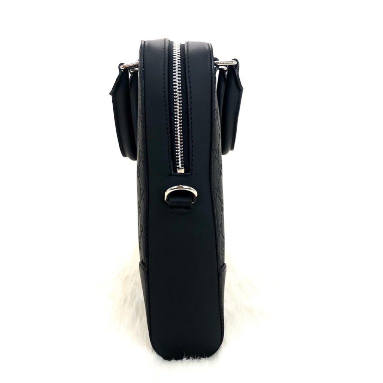 gucci canta supreme briefcase siyah laptop