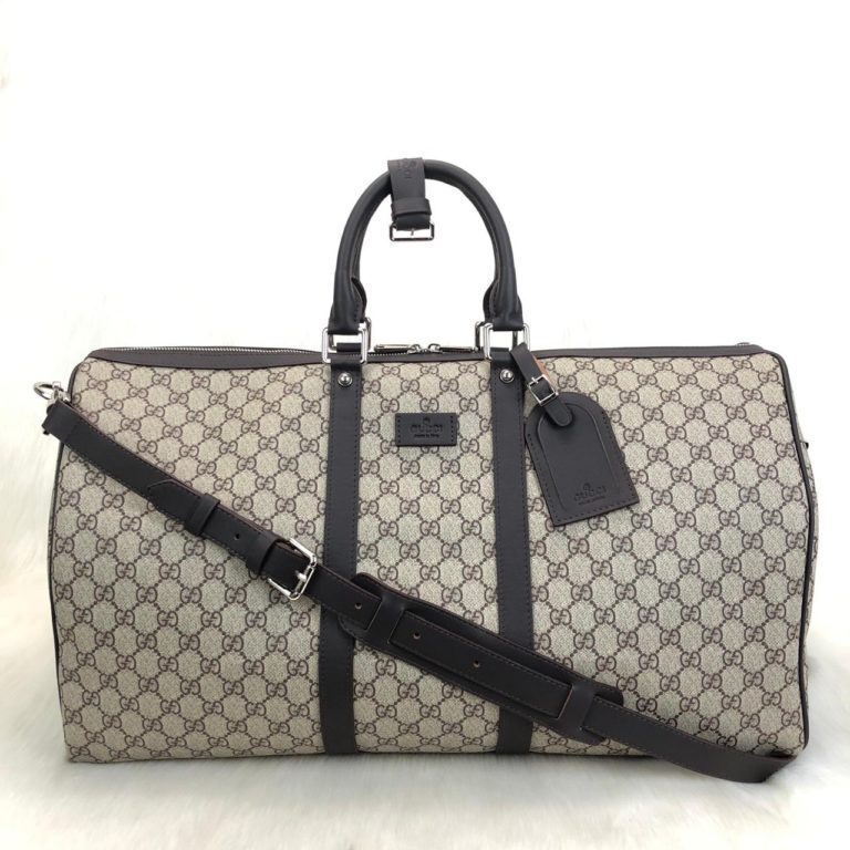 gucci canta supreme duffle canvas 55x30x25