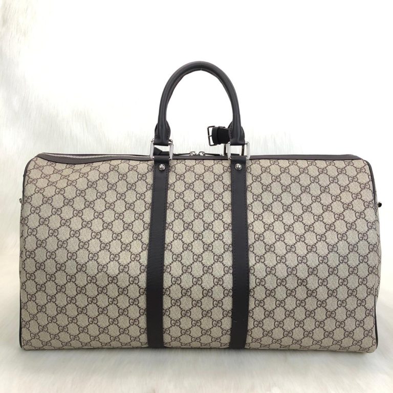 gucci canta supreme duffle canvas 55x30x25