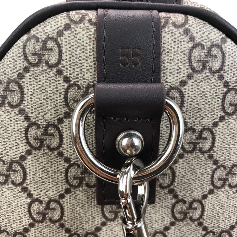 gucci canta supreme duffle canvas 55x30x25