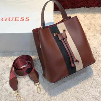 guess canta kova bordo suni deri