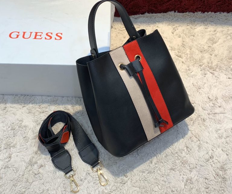 guess canta kova siyah suni deri