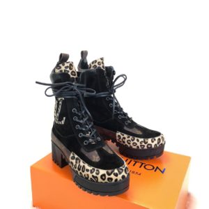 louis vuitton ayakkabi Laureate leopar