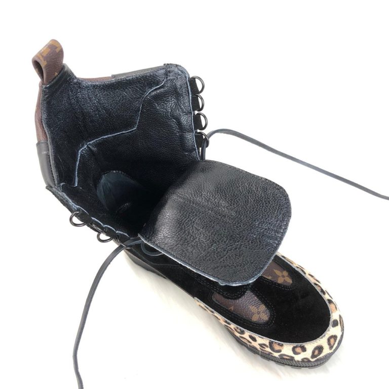 louis vuitton ayakkabi Laureate leopar