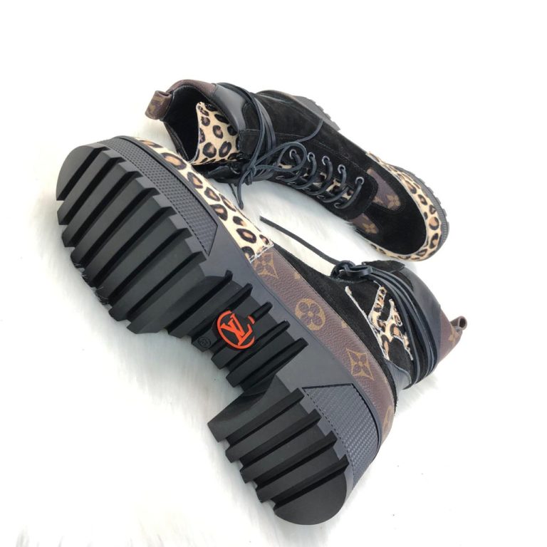 louis vuitton ayakkabi Laureate leopar