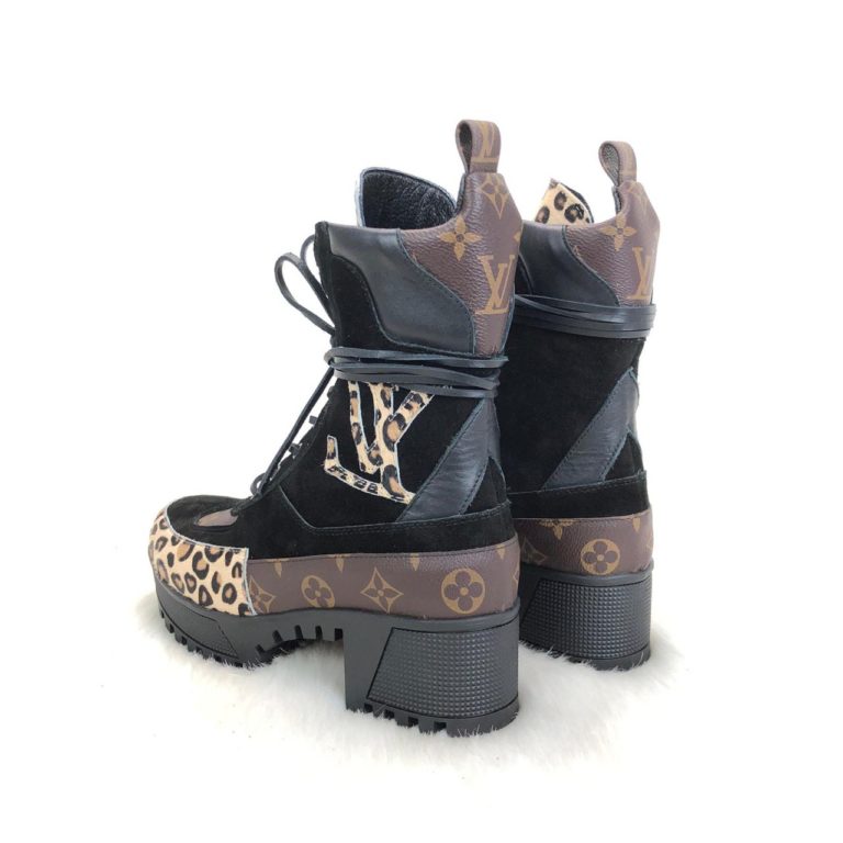 louis vuitton ayakkabi Laureate leopar