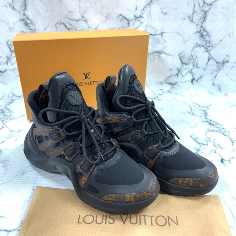 louis vuitton ayakkabi archlight sneaker siyah