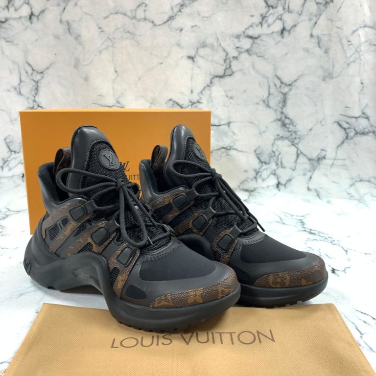 louis vuitton ayakkabi archlight sneaker siyah