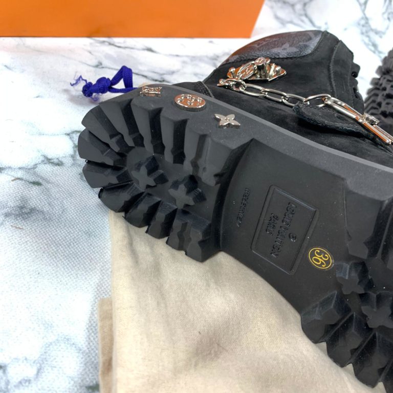 louis vuitton ayakkabi creeper ankle bot suet