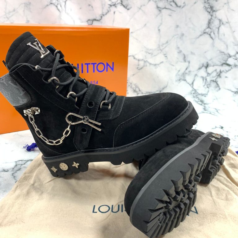 louis vuitton ayakkabi creeper ankle bot suet