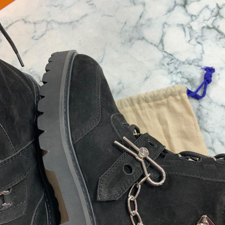 louis vuitton ayakkabi creeper ankle bot suet