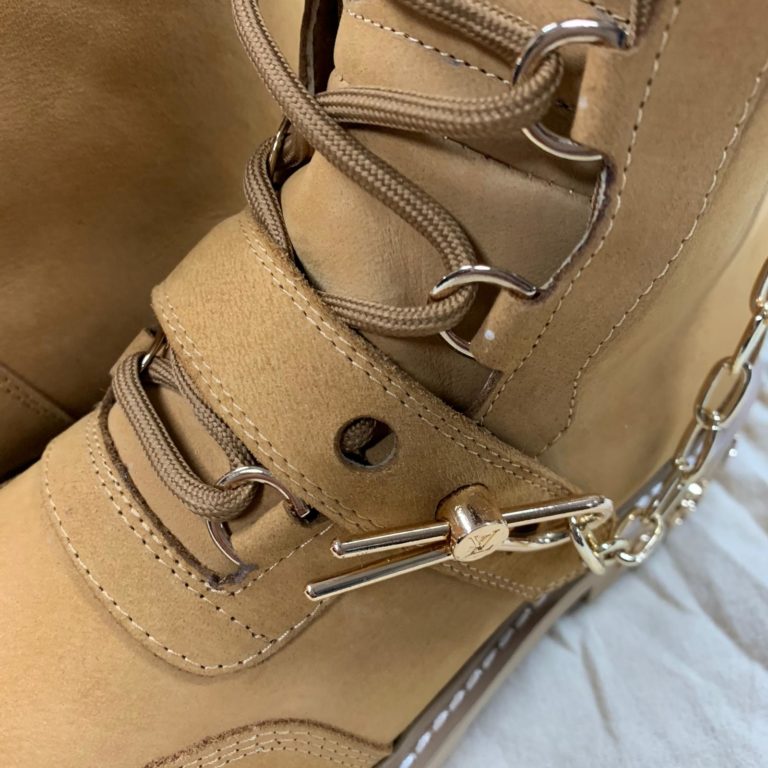 louis vuitton ayakkabi creeper ankle bot suet taba