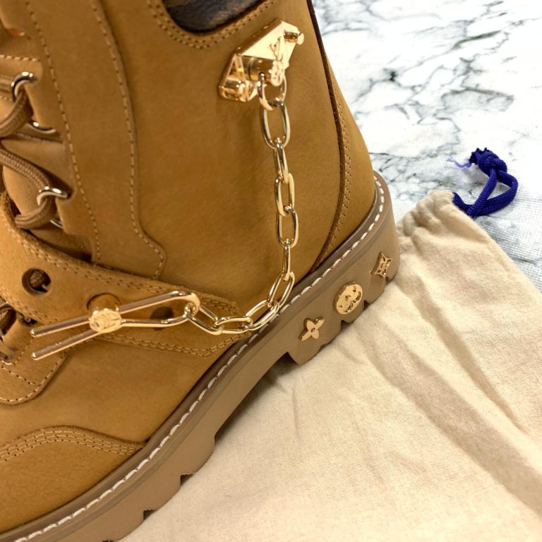 louis vuitton ayakkabi creeper ankle bot suet taba
