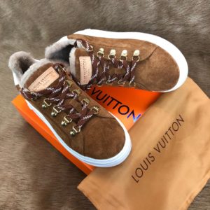 louis vuitton ayakkabi timeout sneaker suet deri taban 4cm