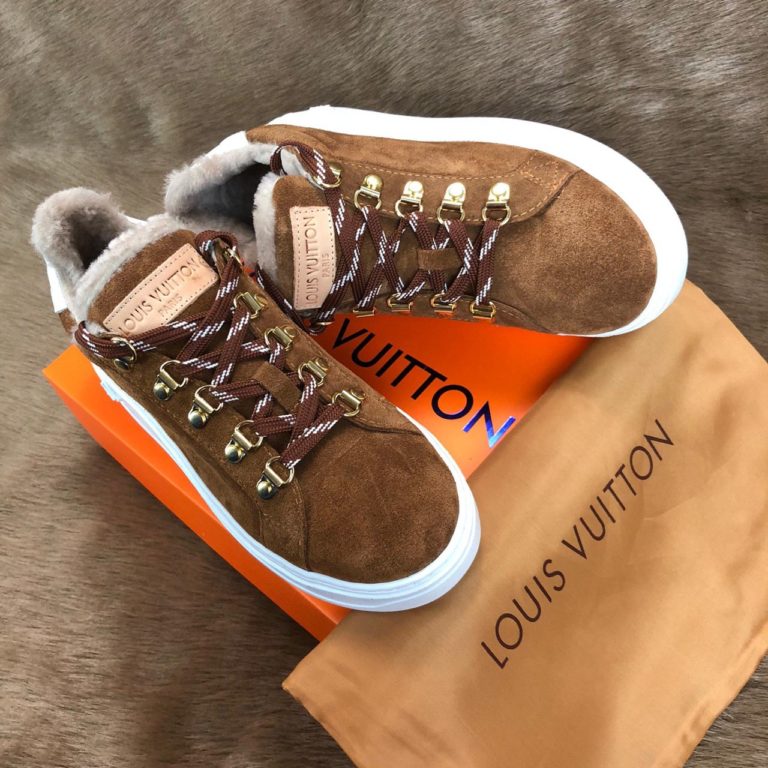 louis vuitton ayakkabi timeout sneaker suet deri taban 4cm
