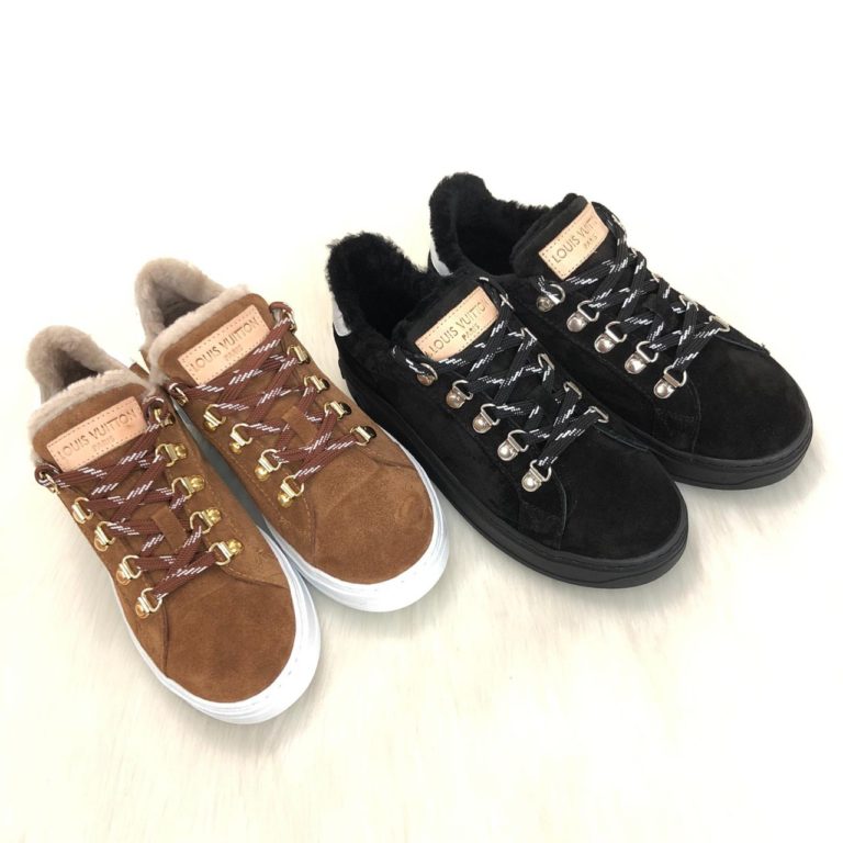 louis vuitton ayakkabi timeout sneaker suet deri taban 4cm