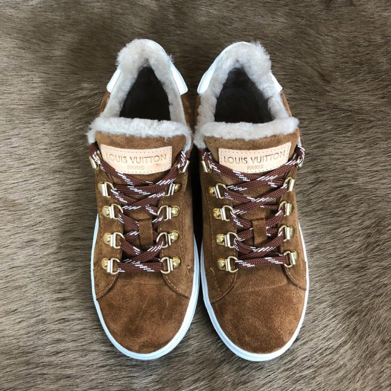 louis vuitton ayakkabi timeout sneaker suet deri taban 4cm
