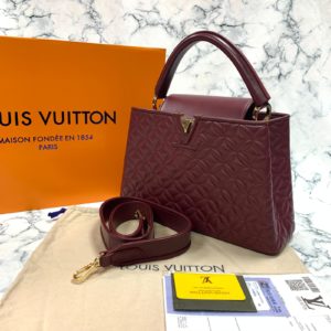 louis vuitton canta capucines PM bordo 32x21x11 ithal