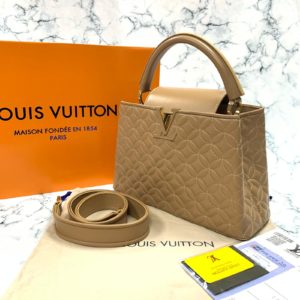 louis vuitton canta capucines PM taba 32x21x11 ithal