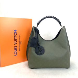 louis vuitton canta carmel yesil 40x35cm