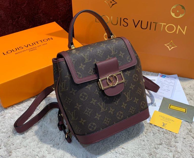 louis vuitton canta dauphine sirt monogram bordo 25x22