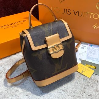 louis vuitton canta dauphine sirt monogram classic buyuk logo 25x22